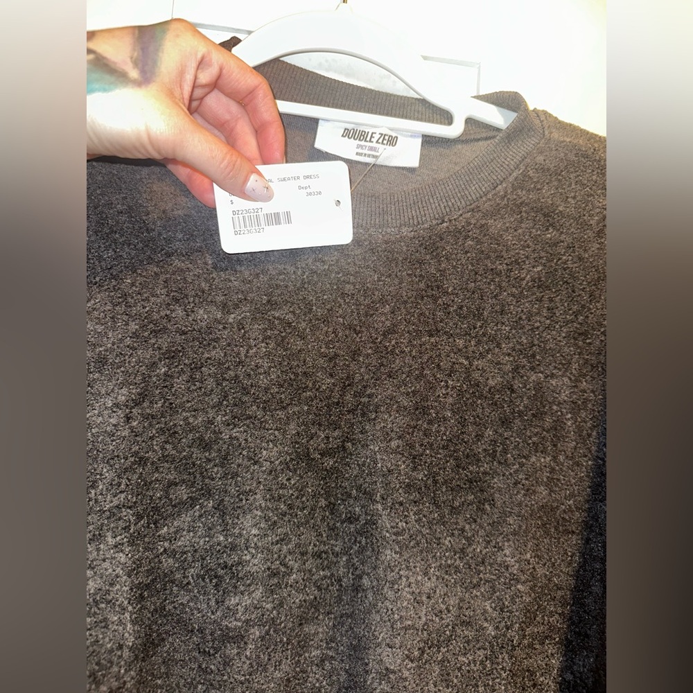 NWT Double Zero Double Zero Oversized Crewneck Sw… - image 5